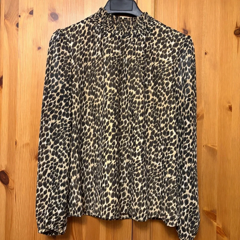 Leopard Print Blouse - Picture 1 of 6